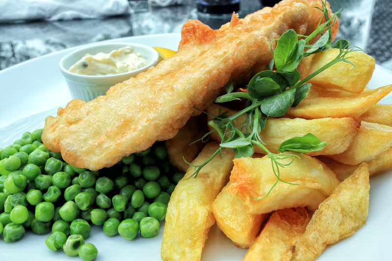 Fisch und Pommes