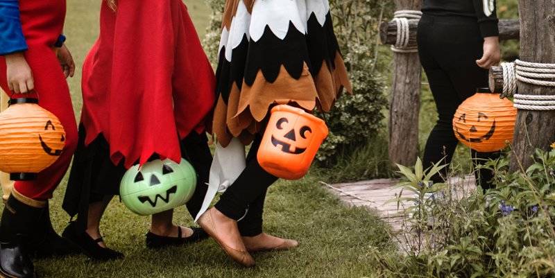 Kids trick or treating